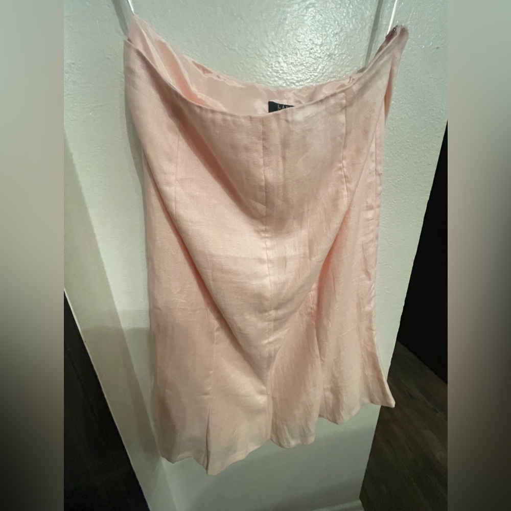 Linen Lauren by Ralph Lauren A-line Skirt